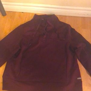 Wine red athletic works hoodie
